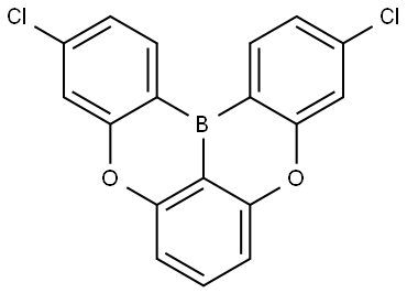 [1,4]Benzoxaborino[2,3,4-kl]phenoxaborin, 3,11-dichloro- Structure