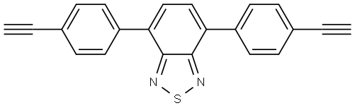 4,7-bis(4-ethynylphenyl)benzo[c][1,2,5]thiadiazole 구조식 이미지