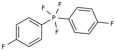 Phosphorane, trifluorobis(4-fluorophenyl)- Structure