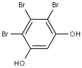 1,3-Benzenediol, 4,5,6-tribromo- Structure