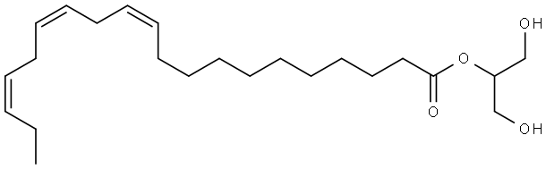 11,14,17-Eicosatrienoic acid, 2-hydroxy-1-(hydroxymethyl)ethyl ester, (11Z,14Z,17Z)- Structure