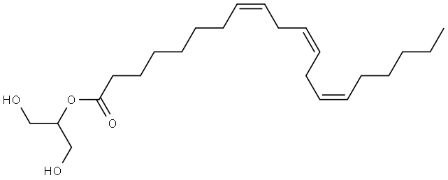 8,11,14-Eicosatrienoic acid, 2-hydroxy-1-(hydroxymethyl)ethyl ester, (8Z,11Z,14Z)- Structure