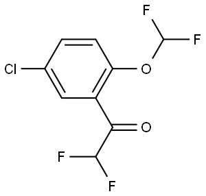 1-(5-chloro-2-(difluoromethoxy)phenyl)-2,2-difluoroethanone Structure