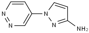 1H-Pyrazol-3-amine, 1-(4-pyridazinyl)- Structure