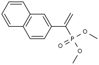 Phosphonic acid, P-[1-(2-naphthalenyl)ethenyl]-, dimethyl ester Structure