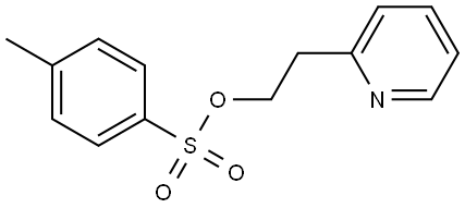 2-Pyridineethanol, 2-(4-methylbenzenesulfonate) 구조식 이미지