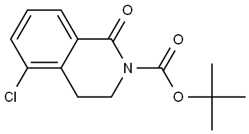 tert-butyl 5-chloro-1-oxo-3,4-dihydroisoquinoline-2(1H)-carboxylate Structure