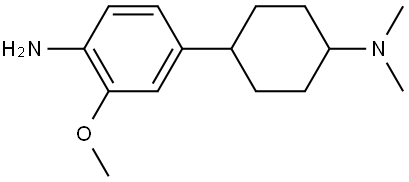 4-(4-(dimethylamino)cyclohexyl)-2-methoxyaniline Structure