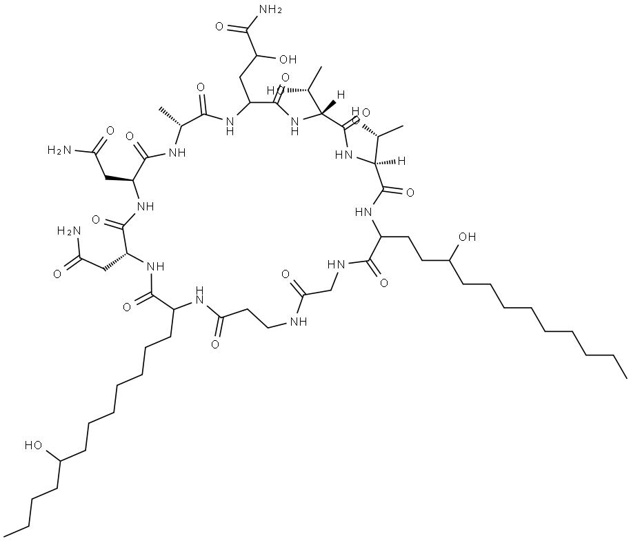 Arborcandin A Structure