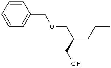 1-Pentanol, 2-[(phenylmethoxy)methyl]-, (2S)- Structure