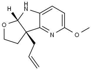 rel-(3aR,8aR)-3,3a,8,8a-Tetrahydro-5-methoxy-3a-(2-propen-1-yl)-2H-furo[3′,2′:4,… Structure