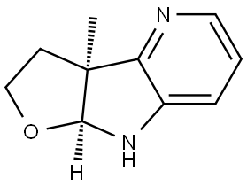 rel-(3aR,8aR)-3,3a,8,8a-Tetrahydro-3a-methyl-2H-furo[3′,2′:4,5]pyrrolo[3,2-b]pyr… Structure