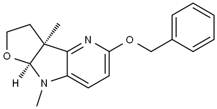 rel-(3aR,8aR)-3,3a,8,8a-Tetrahydro-3a,8-dimethyl-5-(phenylmethoxy)-2H-furo[3′,2′… Structure