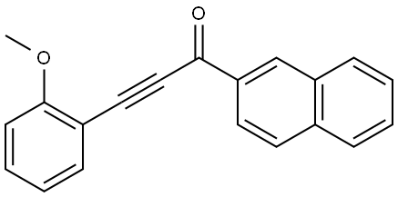 3-(2-methoxyphenyl)-1-(naphthalen-2-yl)prop-2-yn-1-one 구조식 이미지