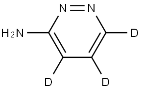 pyridazin-d3-3-amine Structure