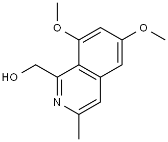 6,8-Dimethoxy-3-methyl-1-isoquinolinemethanol Structure