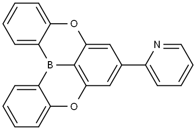 2-(5,9-dioxa-13b-boranaphtho[3,2,1-de]anthracen-7-yl)pyridine Structure