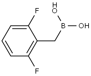 [(2,6-Difluorophenyl)methyl]boronic acid Structure