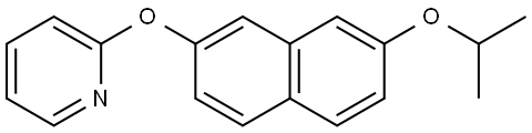 2-[[7-(1-Methylethoxy)-2-naphthalenyl]oxy]pyridine Structure