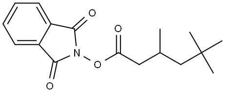 1,3-dioxo-2,3-dihydro-1H-isoindol-2-yl 3,5,5-trimethylhexanoate Structure