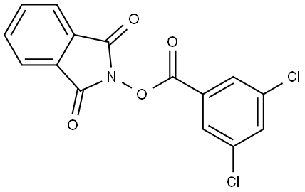 1,3-dioxo-2,3-dihydro-1H-isoindol-2-yl 3,5-dichlorobenzoate 구조식 이미지