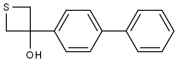 3-[1,1'-Biphenyl]-4-yl-3-thietanol Structure