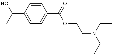 2-(Diethylamino)ethyl 4-(1-hydroxyethyl)benzoate Structure