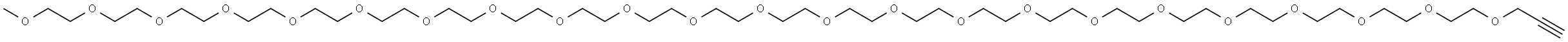 m-PEG22-propargyl Structure