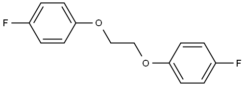 Benzene, 1,1'-[1,2-ethanediylbis(oxy)]bis[4-fluoro- (9CI) Structure