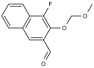 4-fluoro-3-(methoxymethoxy)-2-naphthaldehyde Structure