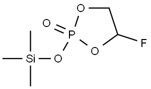 1,3,2-Dioxaphospholane, 4-fluoro-2-[(trimethylsilyl)oxy]-, 2-oxide Structure