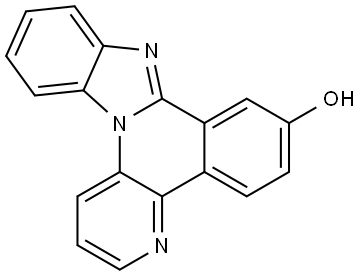 benzo[c]benzo[4,5]imidazo[1,2-a][1,5]naphthyridin-7-ol Structure