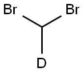 Monodeuterated dibromomethane Structure