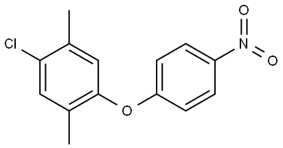 1-chloro-2,5-dimethyl-4-(4-nitrophenoxy)benzene Structure