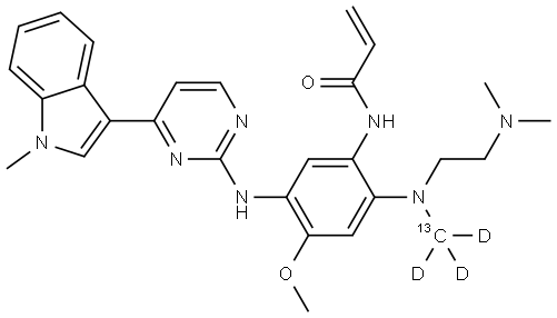 Osimertinib-13CD3 Structure