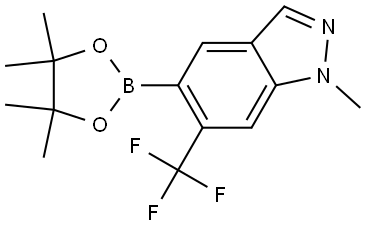 1-Methyl-5-(4,4,5,5-tetramethyl-1,3,2-dioxaborolan-2-yl)-6-(trifluoromethyl)-... Structure