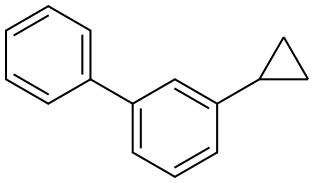 3-Cyclopropyl-1,1'-biphenyl Structure