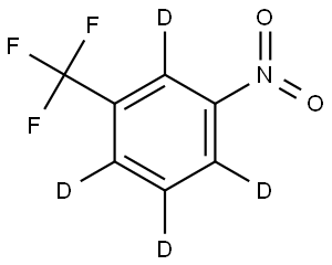 1-nitro-3-(trifluoromethyl)benzene-2,4,5,6-d4 Structure