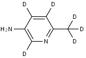 6-(methyl-d3)pyridin-2,4,5-d3-3-amine Structure