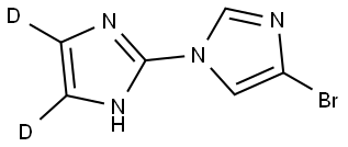4-bromo-1'H-1,2'-biimidazole-4',5'-d2 Structure