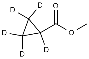 methyl cyclopropane-1-carboxylate-d5 Structure