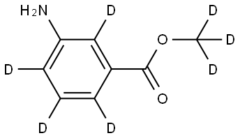 methyl-d3 3-aminobenzoate-2,4,5,6-d4 Structure