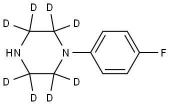 1-(4-fluorophenyl)piperazine-2,2,3,3,5,5,6,6-d8 Structure