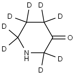 piperidin-3-one-2,2,4,4,5,5,6,6-d8 Structure