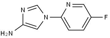 1-(5-fluoropyridin-2-yl)-1H-imidazol-4-amine Structure