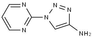 1-(pyrimidin-2-yl)-1H-1,2,3-triazol-4-amine 구조식 이미지