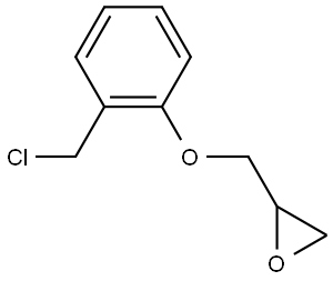 2-((2-(chloromethyl)phenoxy)methyl)oxirane Structure