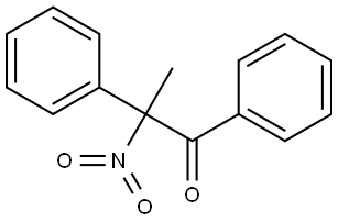 2-nitro-1,2-diphenylpropan-1-one Structure