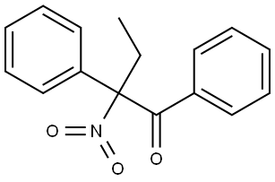 2-nitro-1,2-diphenylbutan-1-one Structure