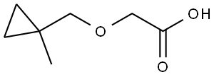 2-((1-methylcyclopropyl)methoxy)acetic acid Structure